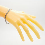 【6khd0038】喜平 ブレスレット Pt850 プラチナ 6面 ダブル 18.6cm 20.5g キヘイ【中古】メンズ レディース ユニセックス