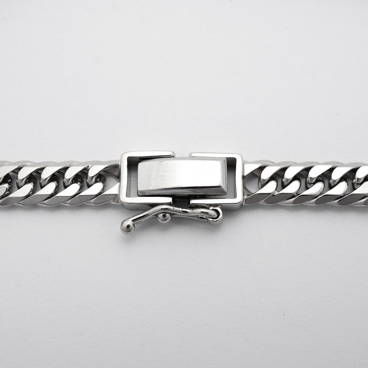 【6khd0040】喜平 ブレスレット Pt900 プラチナ 6面 ダブル 20.7cm 21g キヘイ【中古】メンズ レディース ユニセックス