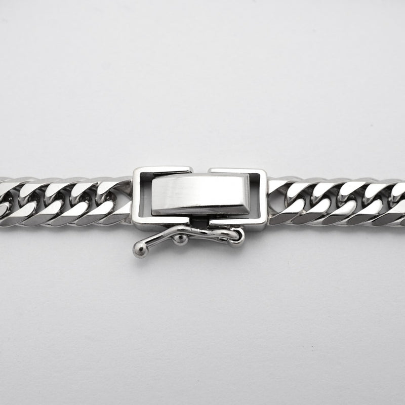 【6khd0040】喜平 ブレスレット Pt900 プラチナ 6面 ダブル 20.7cm 21g キヘイ【中古】メンズ レディース ユニセックス
