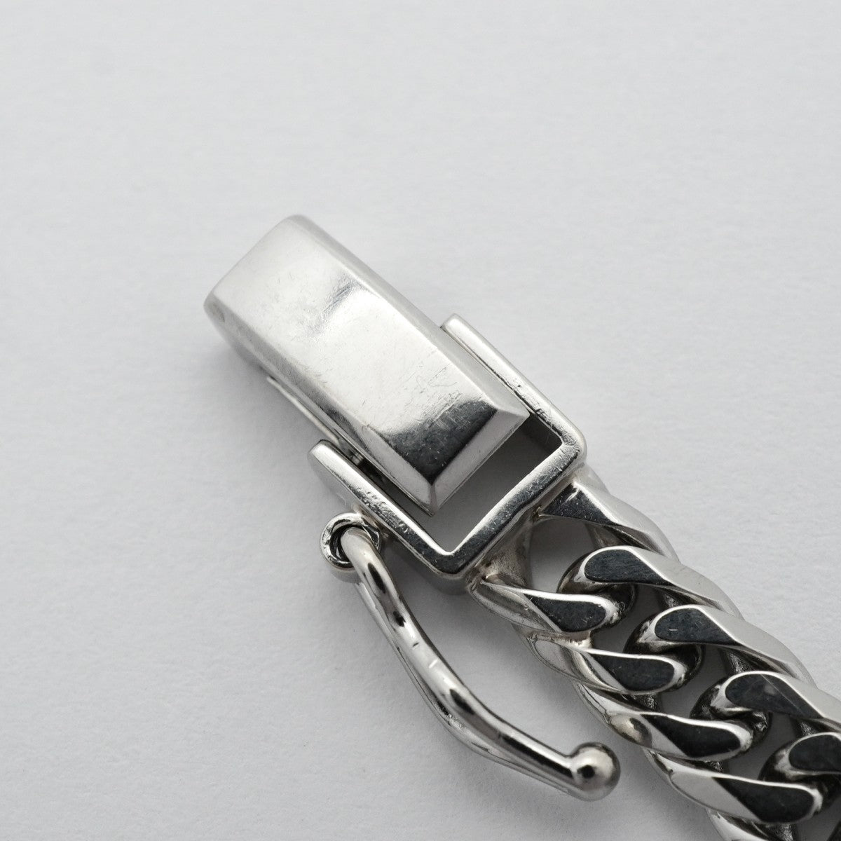 【6khd0040】喜平 ブレスレット Pt900 プラチナ 6面 ダブル 20.7cm 21g キヘイ【中古】メンズ レディース ユニセックス