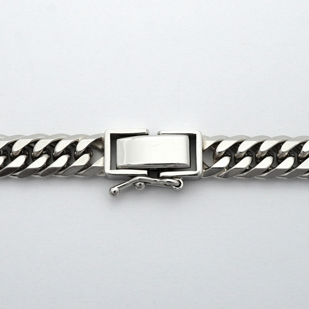 【6khd0042】喜平 ネックレス Pt850 プラチナ 6面 ダブル 60.6cm 101g キヘイ【中古】メンズ レディース ユニセックス