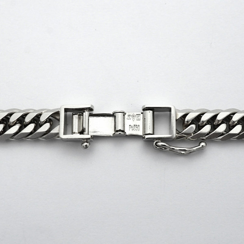 【6khd0042】喜平 ネックレス Pt850 プラチナ 6面 ダブル 60.6cm 101g キヘイ【中古】メンズ レディース ユニセックス