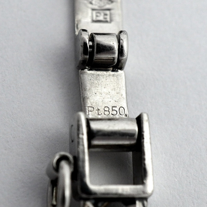 【6khd0043】喜平 ネックレス Pt850 プラチナ 6面 ダブル 50.6cm 30.2g キヘイ【中古】メンズ レディース ユニセックス