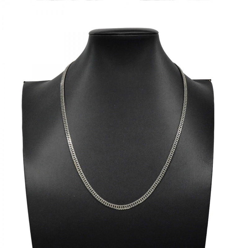 【6khd0043】喜平 ネックレス Pt850 プラチナ 6面 ダブル 50.6cm 30.2g キヘイ【中古】メンズ レディース ユニセックス