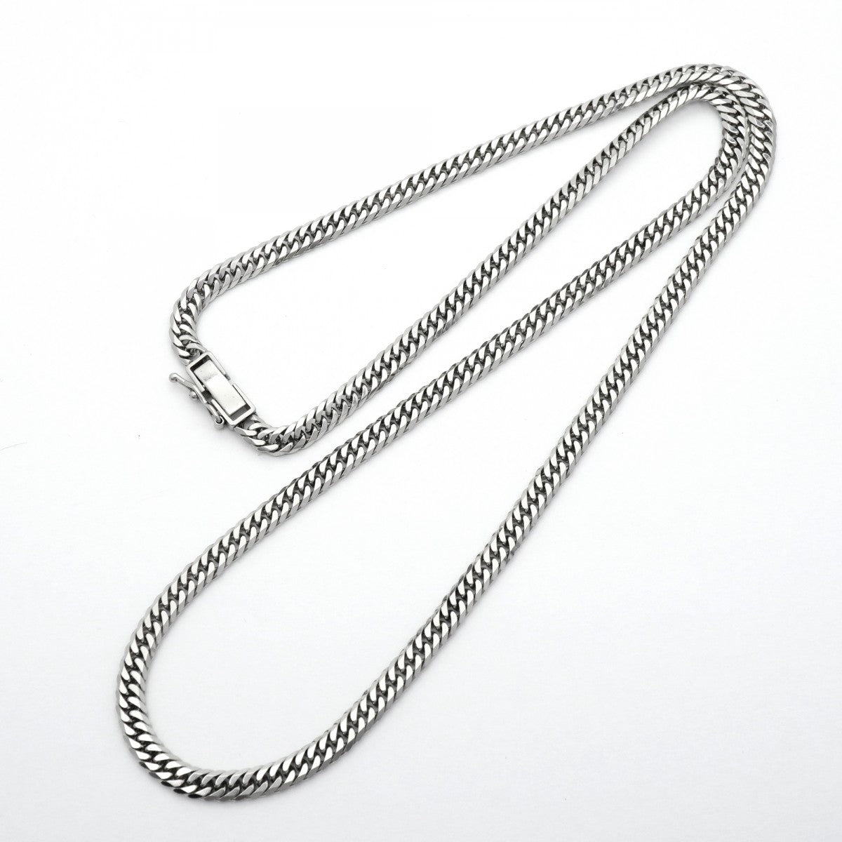 【6khd0043】喜平 ネックレス Pt850 プラチナ 6面 ダブル 50.6cm 30.2g キヘイ【中古】メンズ レディース ユニセックス