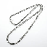 【6khd0043】喜平 ネックレス Pt850 プラチナ 6面 ダブル 50.6cm 30.2g キヘイ【中古】メンズ レディース ユニセックス