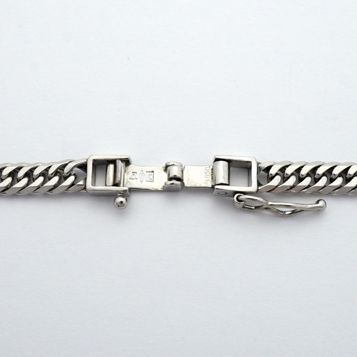 【6khd0043】喜平 ネックレス Pt850 プラチナ 6面 ダブル 50.6cm 30.2g キヘイ【中古】メンズ レディース ユニセックス