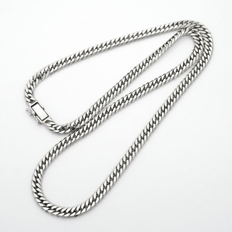【6khd0044】喜平 ネックレス Pt850 プラチナ 6面 ダブル 50.1cm 50.2g キヘイ【中古】メンズ レディース ユニセックス
