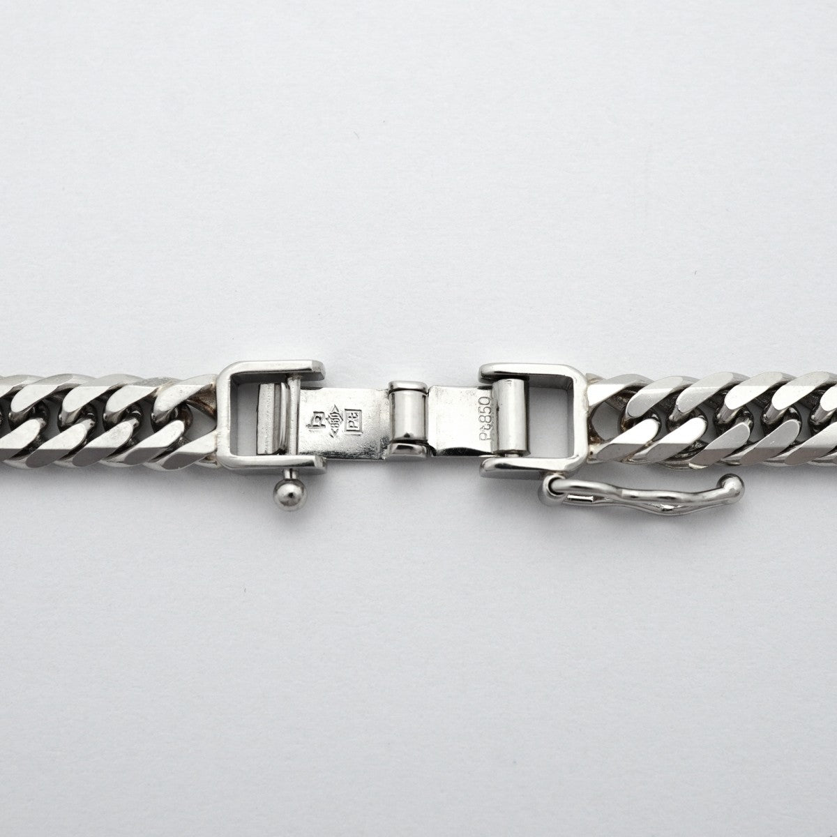 【6khd0044】喜平 ネックレス Pt850 プラチナ 6面 ダブル 50.1cm 50.2g キヘイ【中古】メンズ レディース ユニセックス
