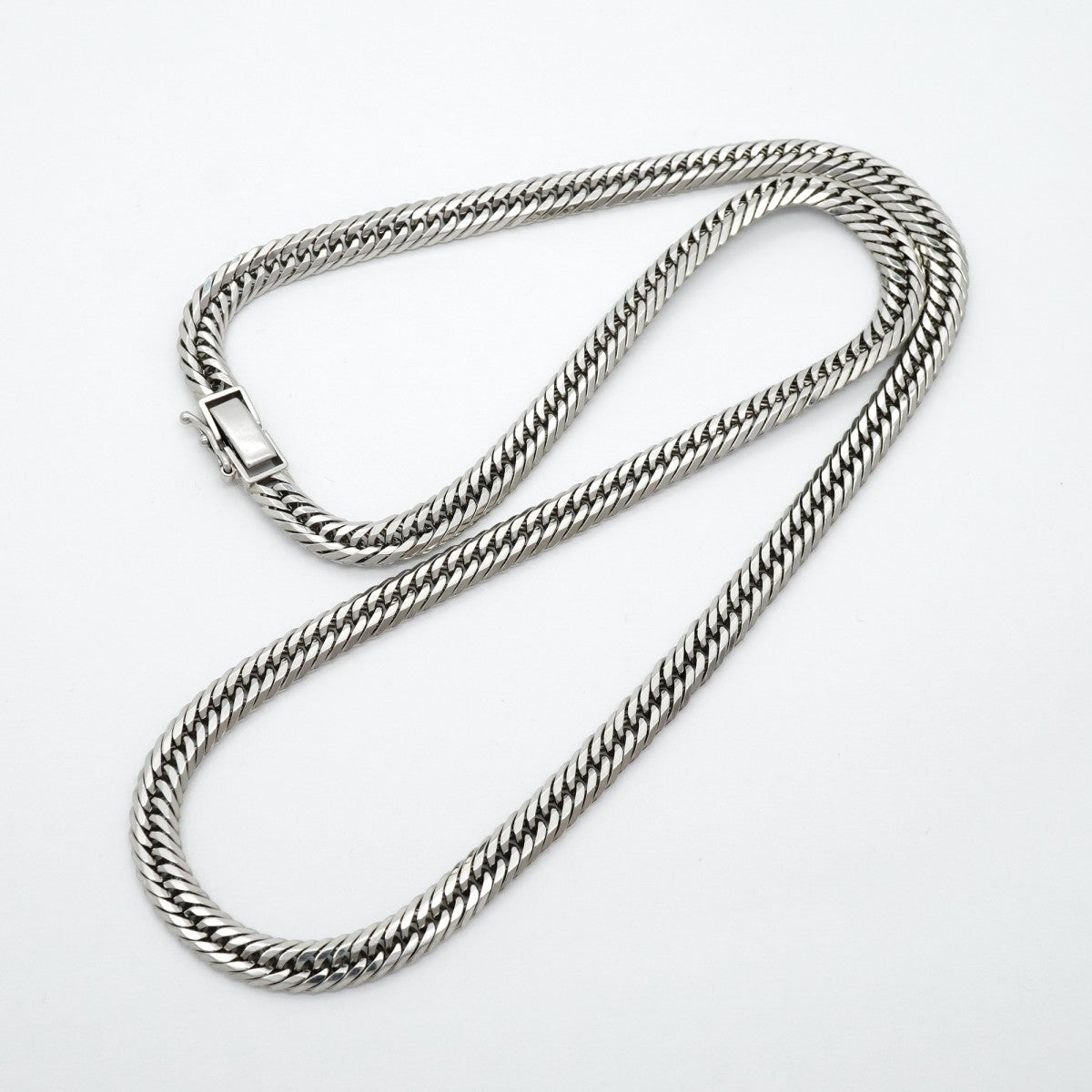 【6khd0045】喜平 ネックレス Pt850 プラチナ トリプル 12面 51.1cm 50.1g キヘイ【中古】メンズ レディース ユニセックス