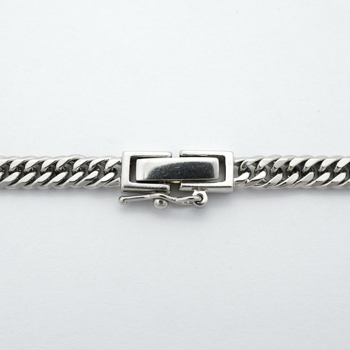 【6khd0046】喜平 ネックレス Pt850 プラチナ 6面 ダブル 60.7cm 31.2g キヘイ【中古】メンズ レディース ユニセックス