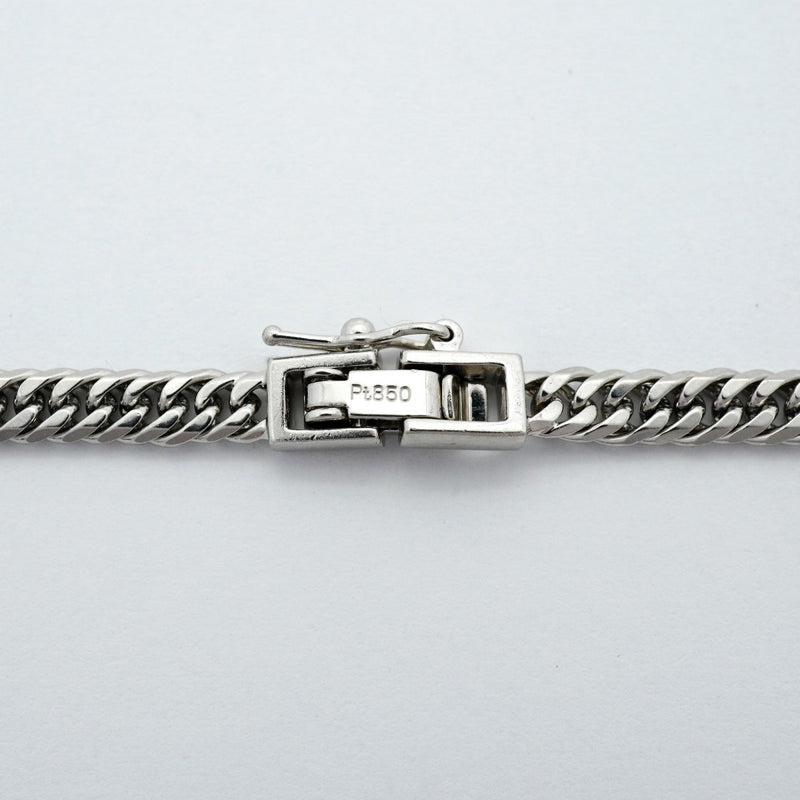 【6khd0046】喜平 ネックレス Pt850 プラチナ 6面 ダブル 60.7cm 31.2g キヘイ【中古】メンズ レディース ユニセックス