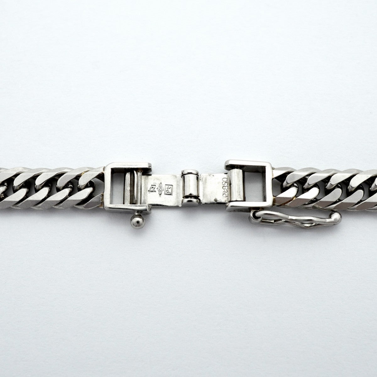 【6khd0048】喜平 ネックレス Pt850 プラチナ 6面 ダブル 51.2cm 50.1g キヘイ【中古】メンズ レディース ユニセックス
