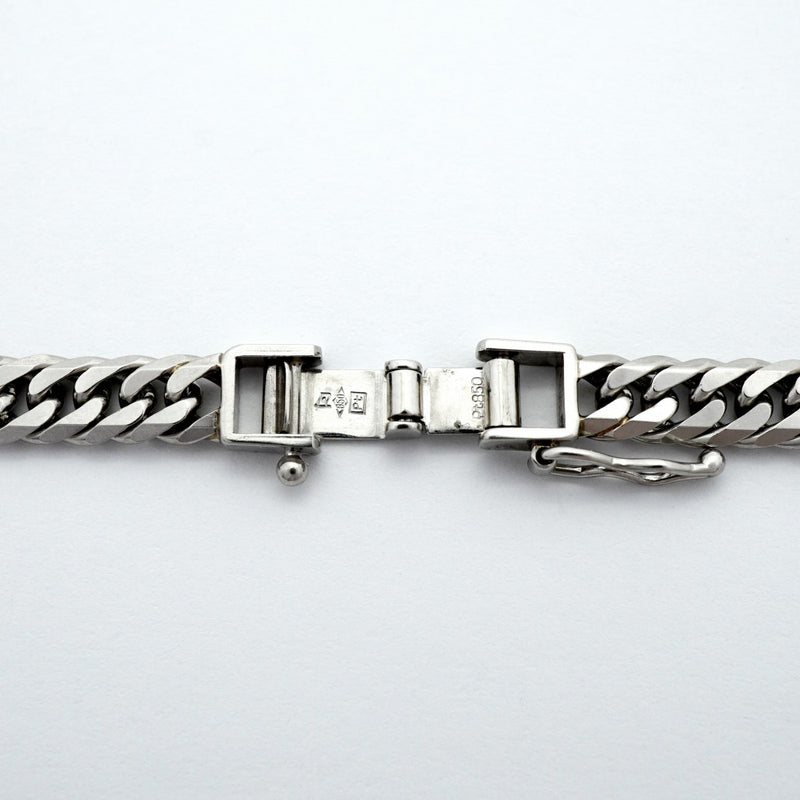【6khd0048】喜平 ネックレス Pt850 プラチナ 6面 ダブル 51.2cm 50.1g キヘイ【中古】メンズ レディース ユニセックス