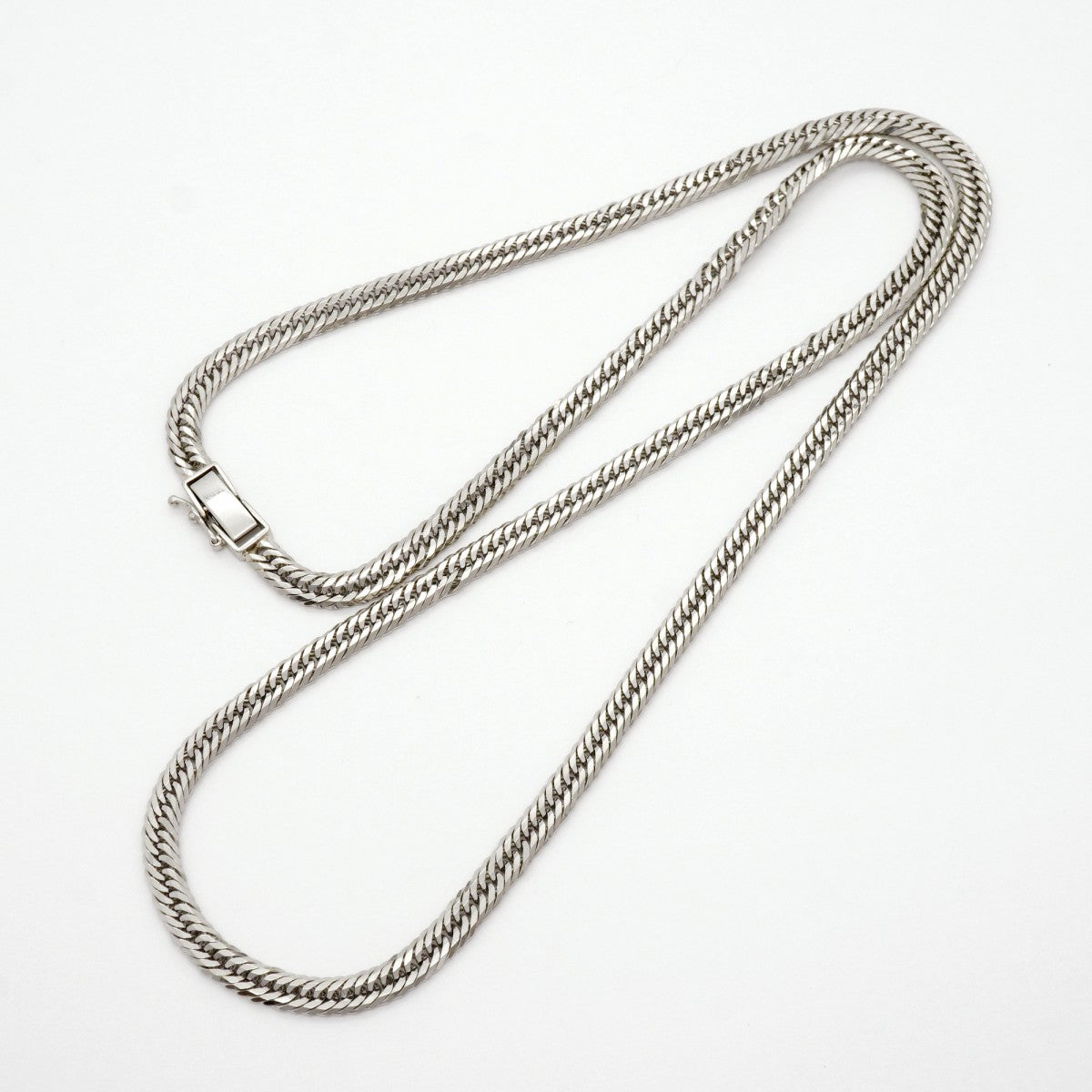【6khd0049】喜平 ネックレス Pt850 プラチナ トリプル 12面 56cm 33.2g キヘイ【中古】メンズ レディース ユニセックス