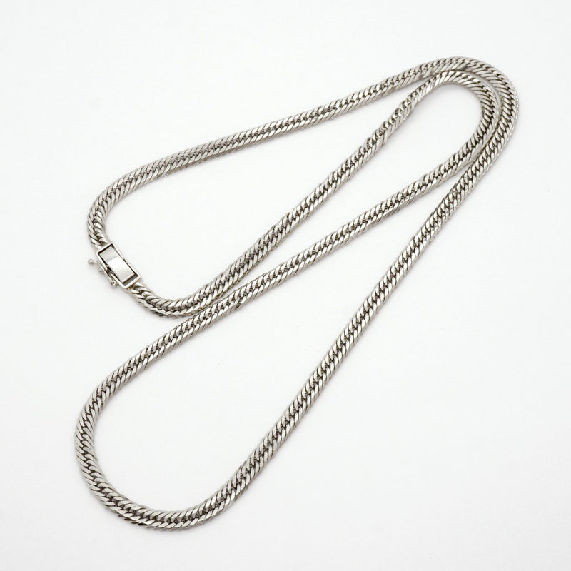 【6khd0049】喜平 ネックレス Pt850 プラチナ トリプル 12面 56cm 33.2g キヘイ【中古】メンズ レディース ユニセックス