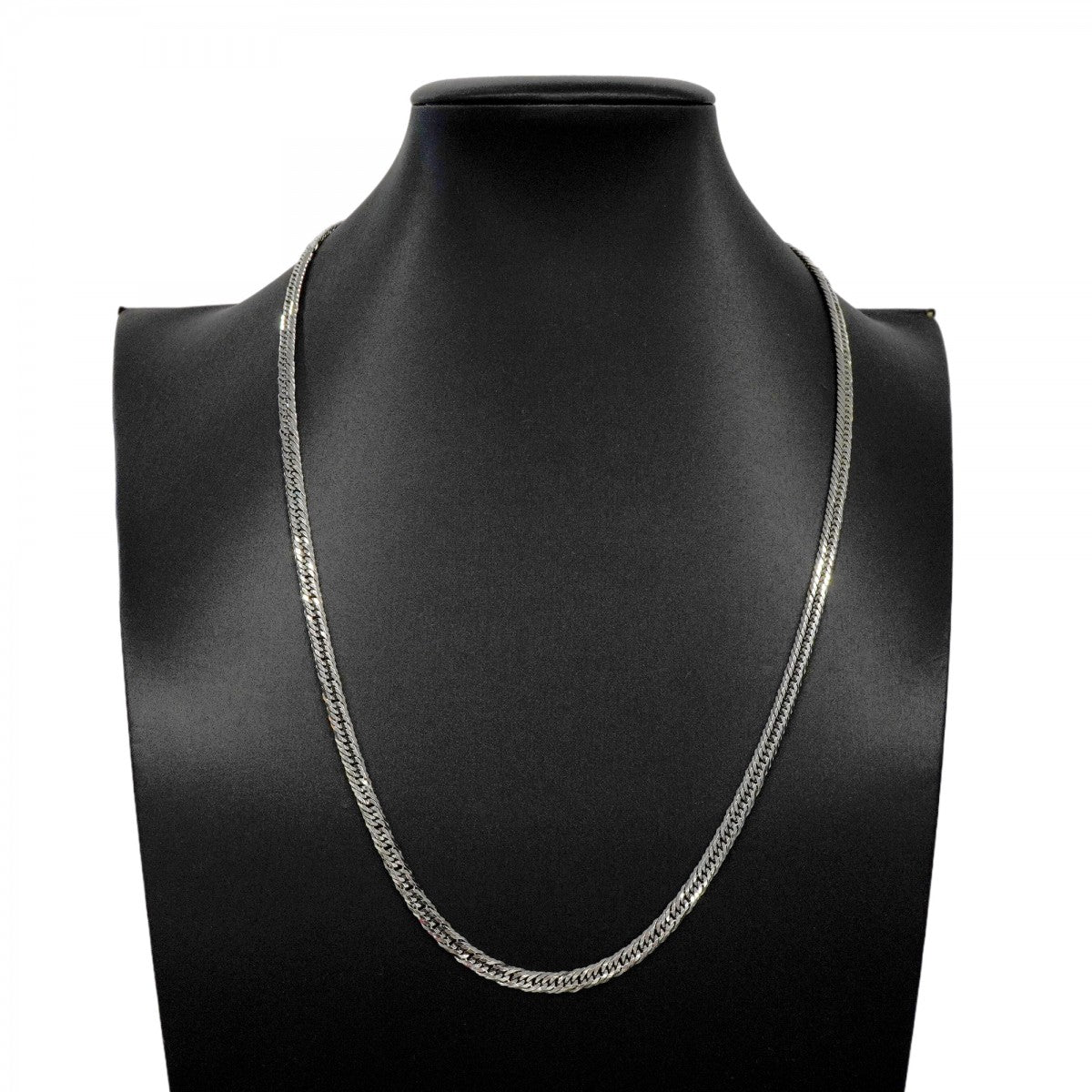【6khd0049】喜平 ネックレス Pt850 プラチナ トリプル 12面 56cm 33.2g キヘイ【中古】メンズ レディース ユニセックス
