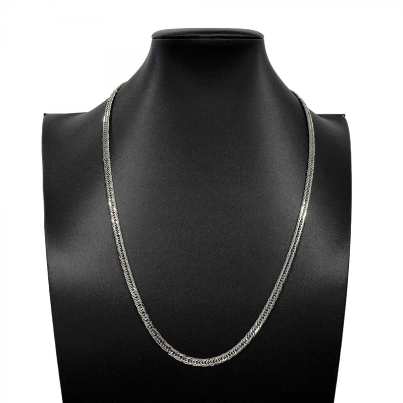 【6khd0049】喜平 ネックレス Pt850 プラチナ トリプル 12面 56cm 33.2g キヘイ【中古】メンズ レディース ユニセックス
