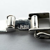【6khd0049】喜平 ネックレス Pt850 プラチナ トリプル 12面 56cm 33.2g キヘイ【中古】メンズ レディース ユニセックス