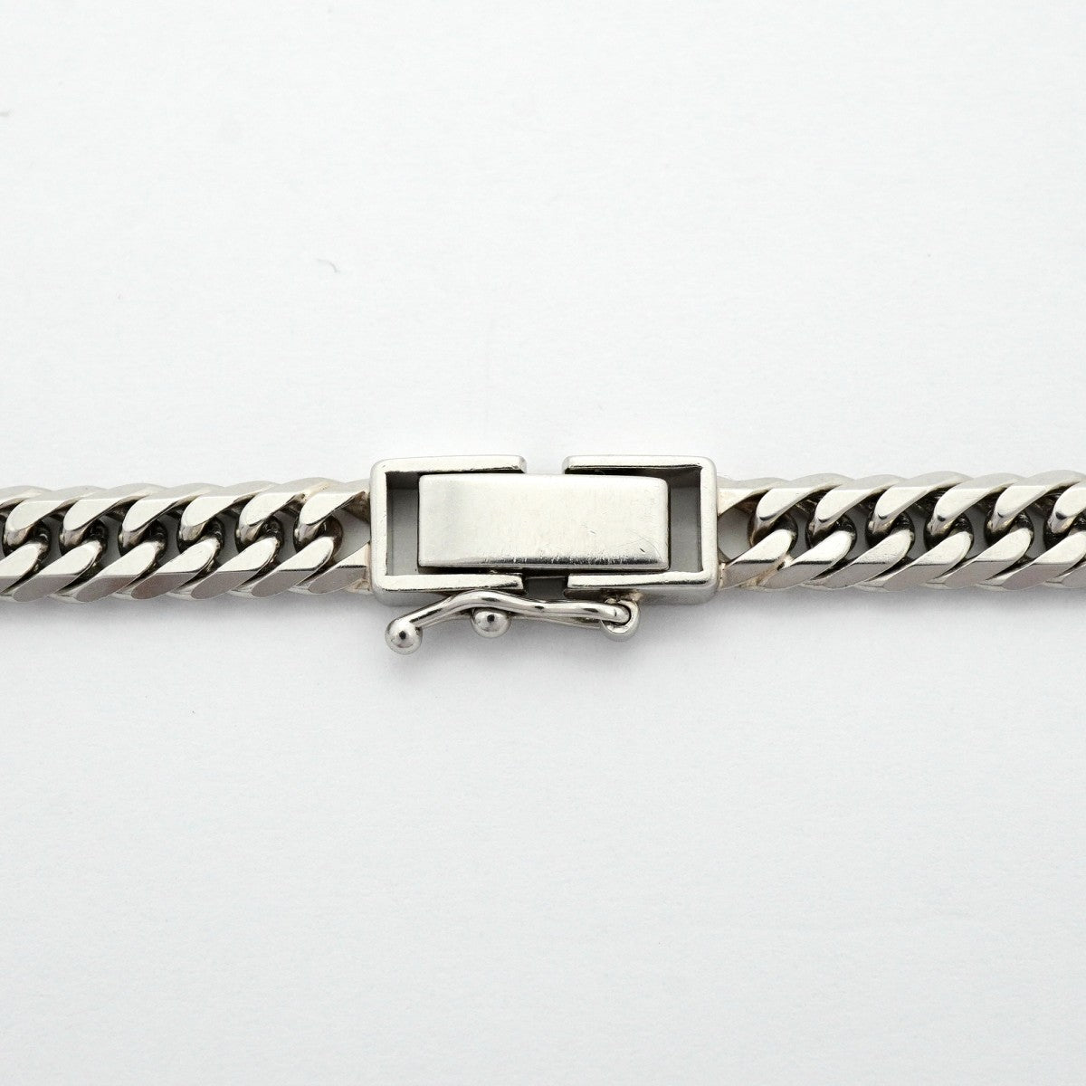【6khd0055】喜平 ネックレス Pt850 プラチナ 6面 ダブル 61.2cm 50.2g キヘイ【中古】メンズ レディース ユニセックス