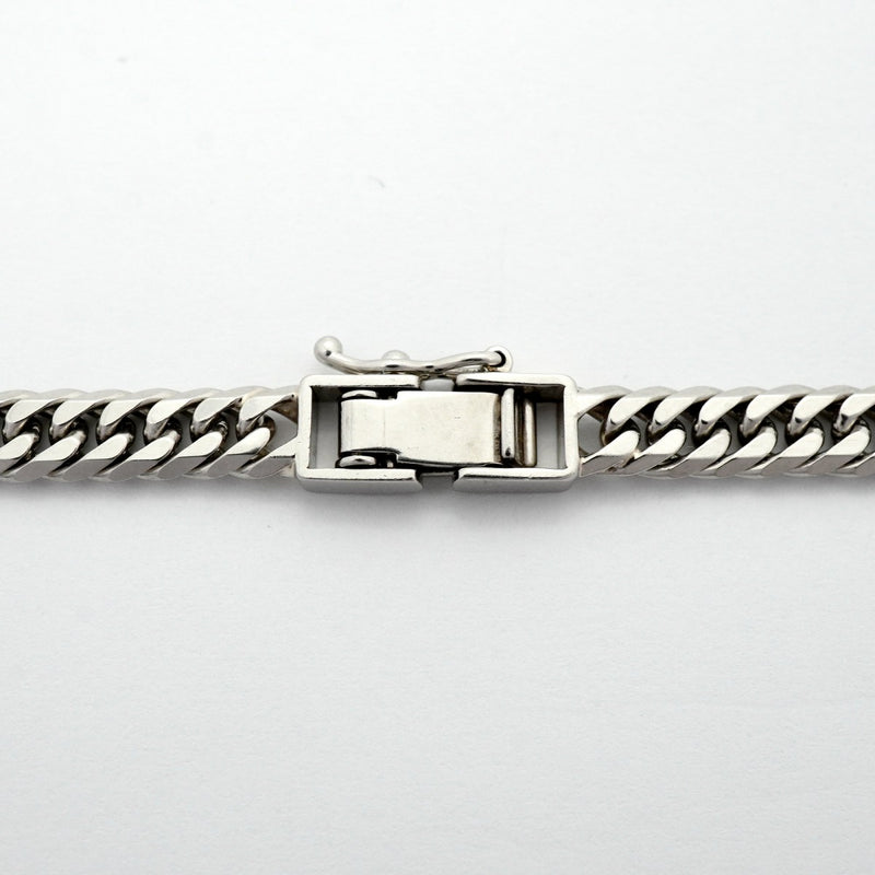 【6khd0055】喜平 ネックレス Pt850 プラチナ 6面 ダブル 61.2cm 50.2g キヘイ【中古】メンズ レディース ユニセックス