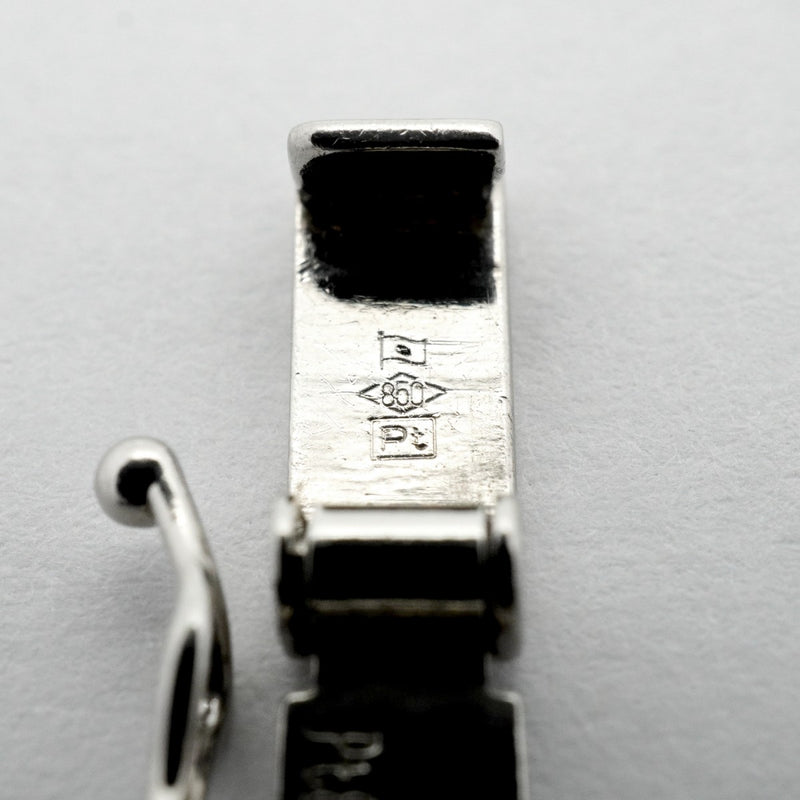 【6khd0055】喜平 ネックレス Pt850 プラチナ 6面 ダブル 61.2cm 50.2g キヘイ【中古】メンズ レディース ユニセックス