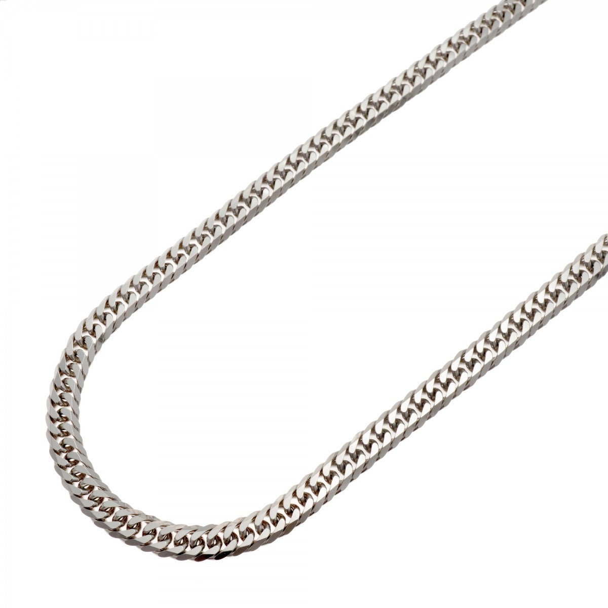 【6khd0056】喜平 ネックレス Pt850 プラチナ 6面 ダブル 60.3cm 50.8g キヘイ【中古】メンズ レディース ユニセックス