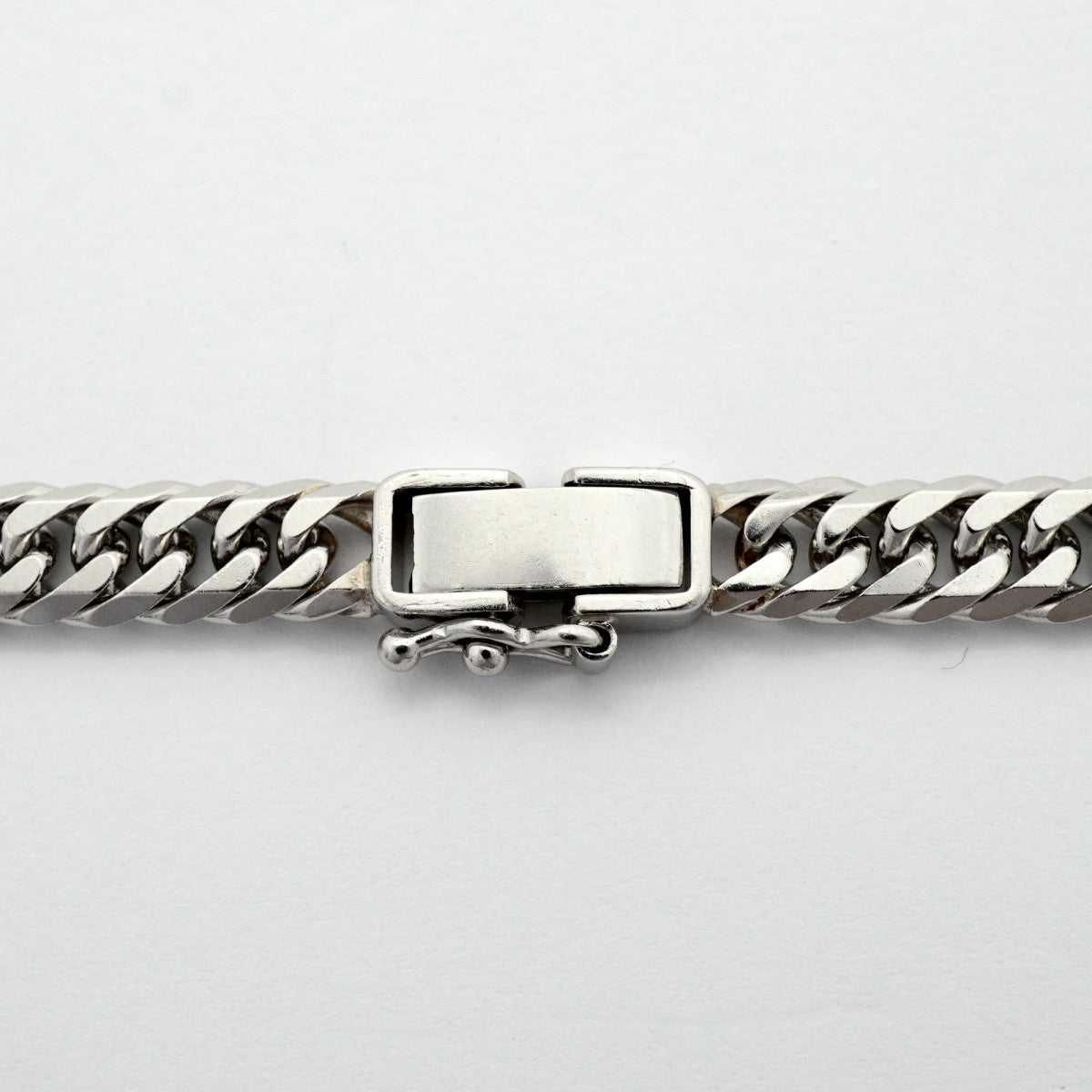 【6khd0056】喜平 ネックレス Pt850 プラチナ 6面 ダブル 60.3cm 50.8g キヘイ【中古】メンズ レディース ユニセックス