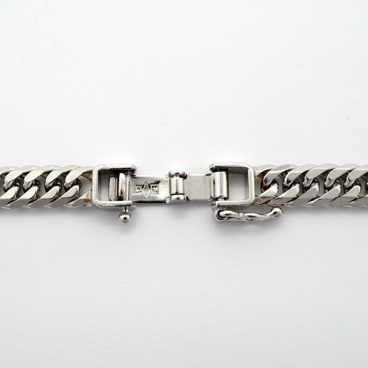 【6khd0056】喜平 ネックレス Pt850 プラチナ 6面 ダブル 60.3cm 50.8g キヘイ【中古】メンズ レディース ユニセックス