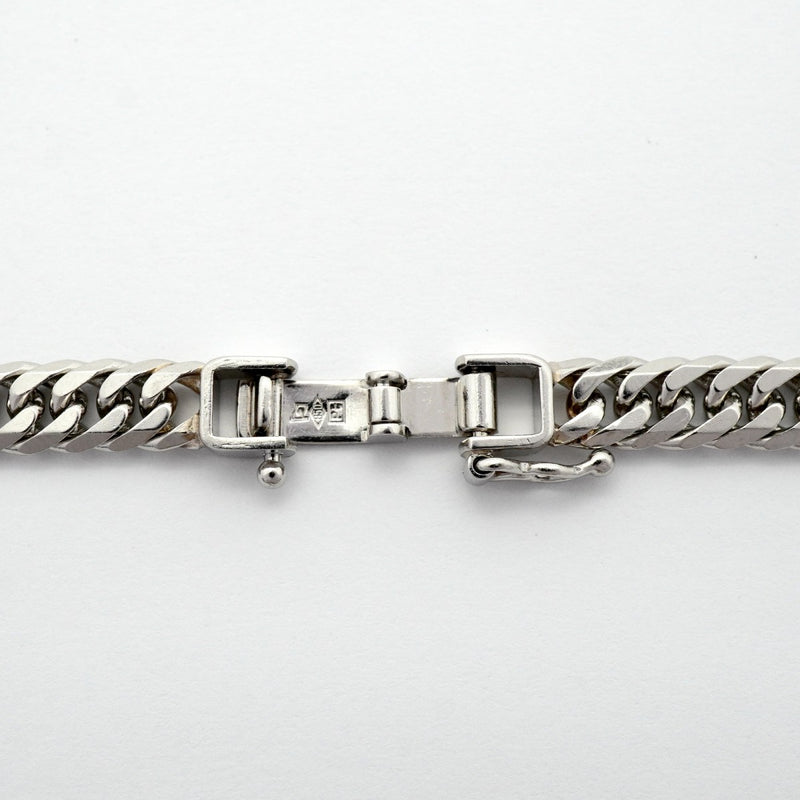 【6khd0056】喜平 ネックレス Pt850 プラチナ 6面 ダブル 60.3cm 50.8g キヘイ【中古】メンズ レディース ユニセックス