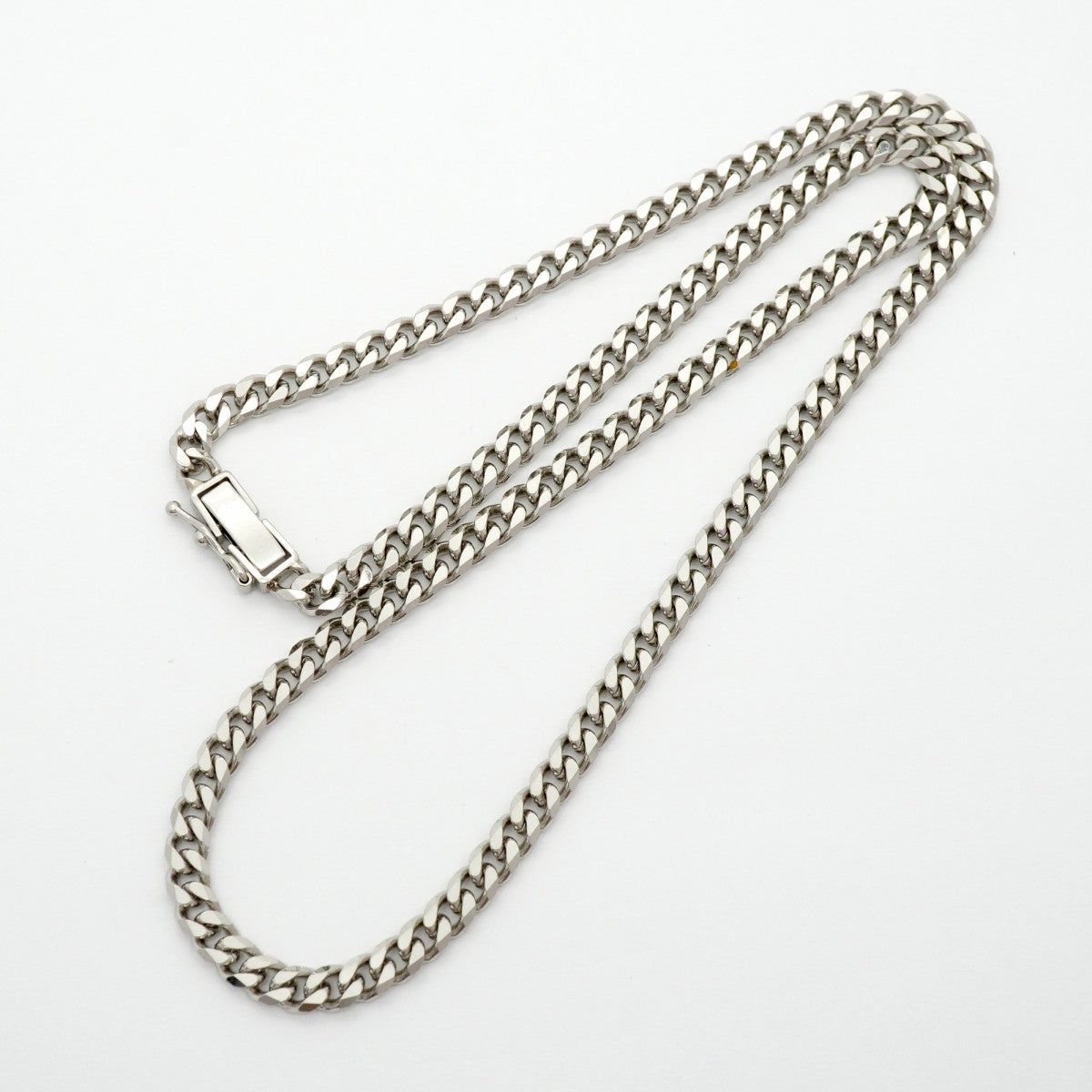 【6khd0057】喜平 ネックレス Pt850 プラチナ 8面 シングル 40.9cm 30.1g キヘイ【中古】メンズ レディース ユニセックス