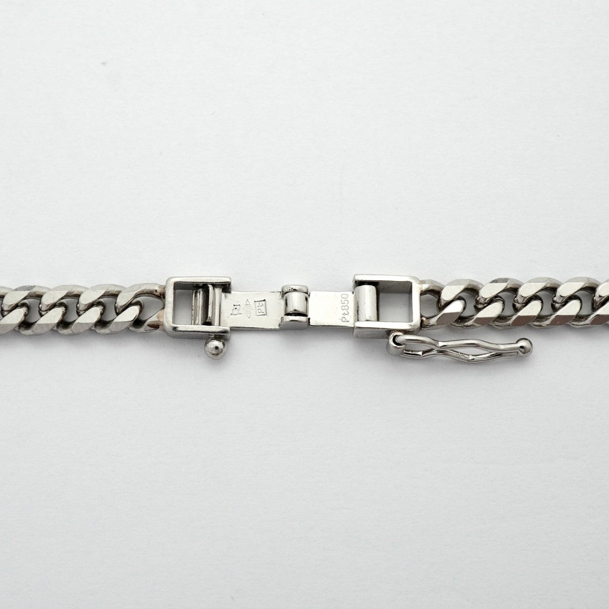 【6khd0057】喜平 ネックレス Pt850 プラチナ 8面 シングル 40.9cm 30.1g キヘイ【中古】メンズ レディース ユニセックス