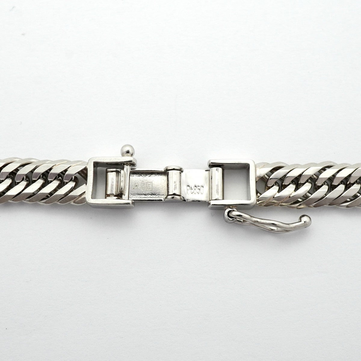 【6khd0061】喜平 ネックレス Pt850 プラチナ トリプル 12面 50.6cm 51.1g キヘイ【中古】メンズ レディース ユニセックス
