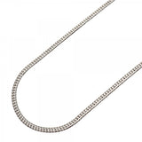 【6khd0062】喜平 ネックレス Pt850 プラチナ 6面 ダブル 45.7cm 10.2g キヘイ【中古】メンズ レディース ユニセックス