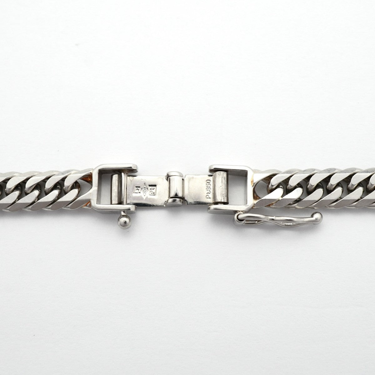 【6khd0063】喜平 ネックレス Pt850 プラチナ 6面 ダブル 50.9cm 50.1g キヘイ【中古】メンズ レディース ユニセックス