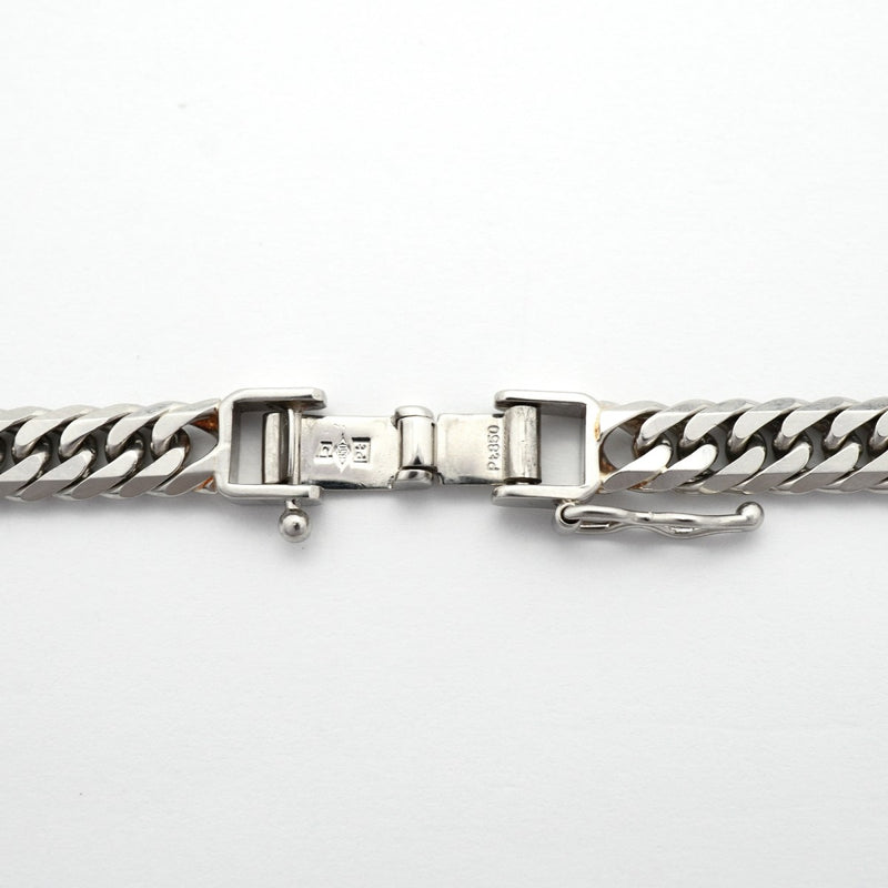 【6khd0063】喜平 ネックレス Pt850 プラチナ 6面 ダブル 50.9cm 50.1g キヘイ【中古】メンズ レディース ユニセックス