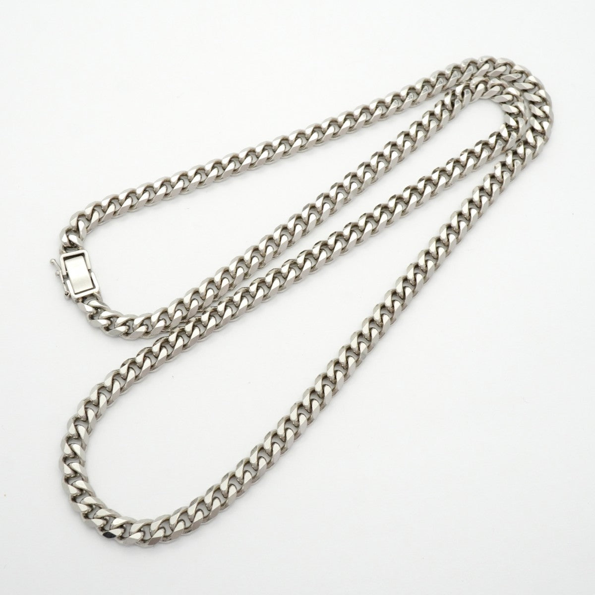 【6khd0064】喜平 ネックレス Pt850 プラチナ 8面 シングル 60.3cm 100.4g キヘイ【中古】メンズ レディース ユニセックス