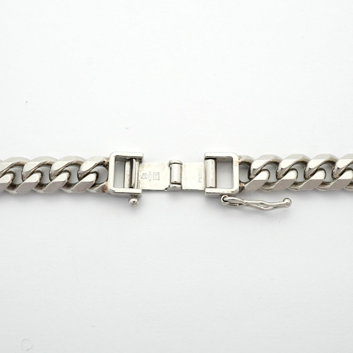 【6khd0064】喜平 ネックレス Pt850 プラチナ 8面 シングル 60.3cm 100.4g キヘイ【中古】メンズ レディース ユニセックス