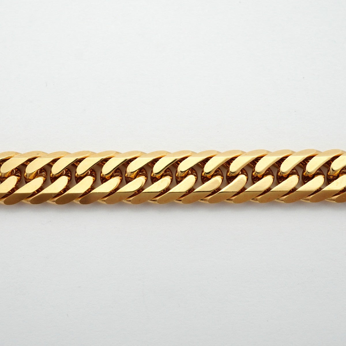 【6khd0067】喜平 ブレスレット K18 ゴールド 6面 ダブル 20.6cm 30.6g キヘイ 18金【中古】メンズ レディース ユニセックス