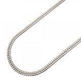 【6khd0070】喜平 ネックレス Pt850 プラチナ 6面 ダブル 50.7cm 20.2g キヘイ【中古】メンズ レディース ユニセックス