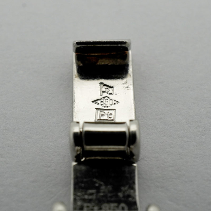 【6khd0071】喜平 ブレスレット Pt850 プラチナ 6面 ダブル 18.1cm 20.2g キヘイ【中古】メンズ レディース ユニセックス
