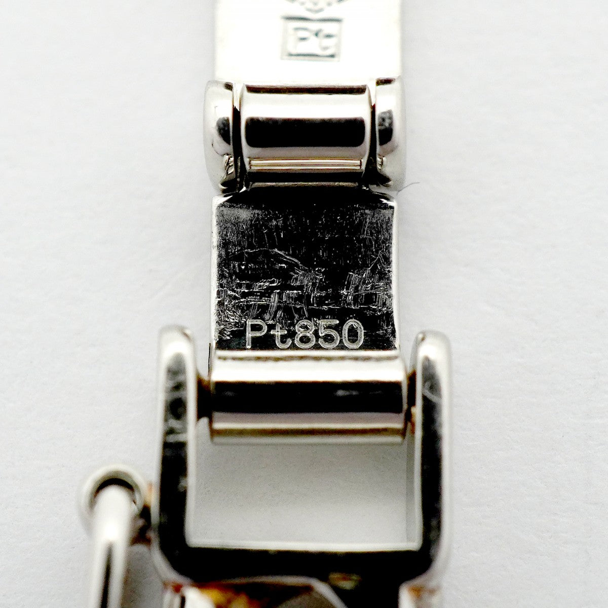 【6khd0071】喜平 ブレスレット Pt850 プラチナ 6面 ダブル 18.1cm 20.2g キヘイ【中古】メンズ レディース ユニセックス