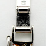 【6khd0071】喜平 ブレスレット Pt850 プラチナ 6面 ダブル 18.1cm 20.2g キヘイ【中古】メンズ レディース ユニセックス