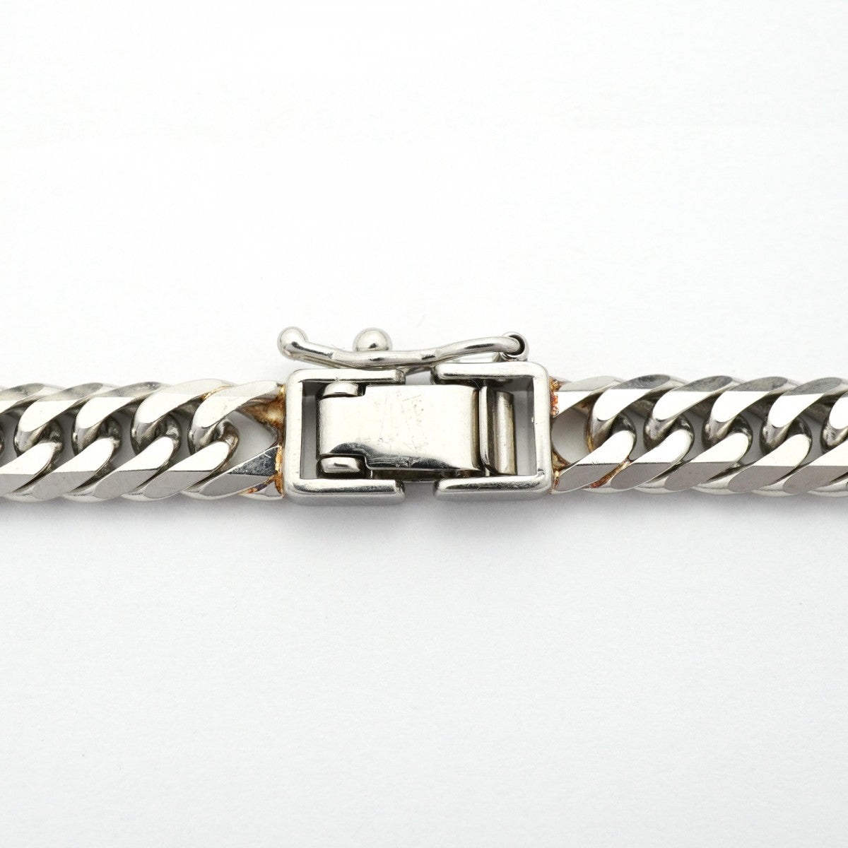 【6khd0071】喜平 ブレスレット Pt850 プラチナ 6面 ダブル 18.1cm 20.2g キヘイ【中古】メンズ レディース ユニセックス