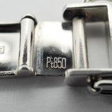 【6khd0072】喜平 ブレスレット Pt850 プラチナ 6面 ダブル 21.4cm 101g キヘイ【中古】メンズ レディース ユニセックス