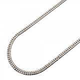 【6khd0074】喜平 ネックレス Pt850 プラチナ 6面 ダブル 50.4cm 20.6g キヘイ【中古】メンズ レディース ユニセックス