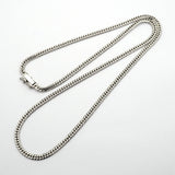 【6khd0074】喜平 ネックレス Pt850 プラチナ 6面 ダブル 50.4cm 20.6g キヘイ【中古】メンズ レディース ユニセックス