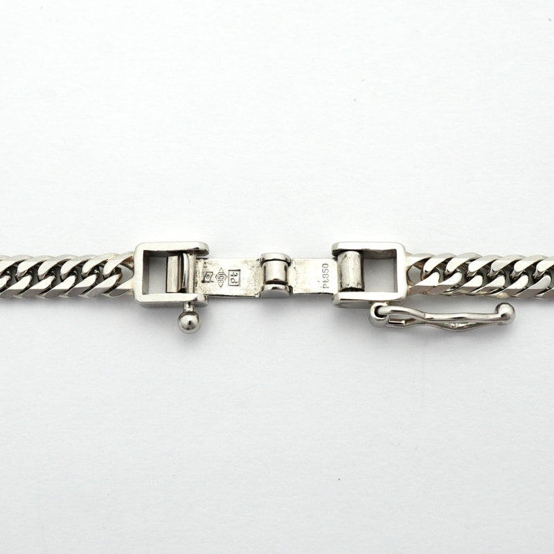 【6khd0074】喜平 ネックレス Pt850 プラチナ 6面 ダブル 50.4cm 20.6g キヘイ【中古】メンズ レディース ユニセックス