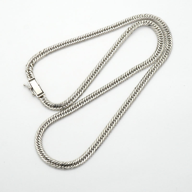 【6khd0075】喜平 ネックレス Pt850 プラチナ トリプル 12面 46cm 27.2g キヘイ【中古】メンズ レディース ユニセックス