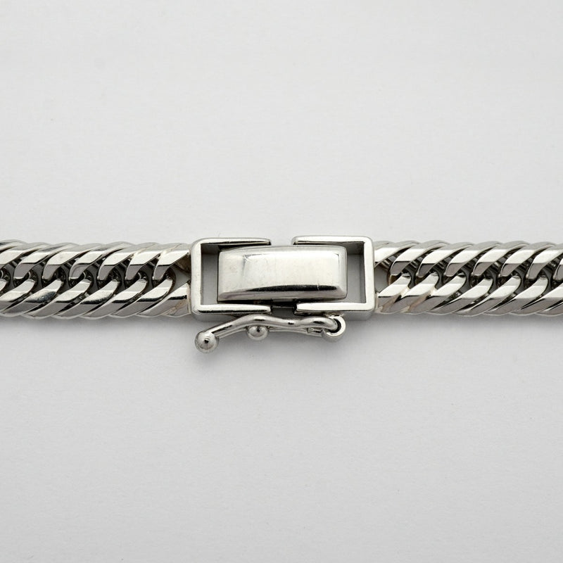 【6khd0077】喜平 ブレスレット Pt850 プラチナ トリプル 12面 20cm 20.5g キヘイ【中古】メンズ レディース ユニセックス
